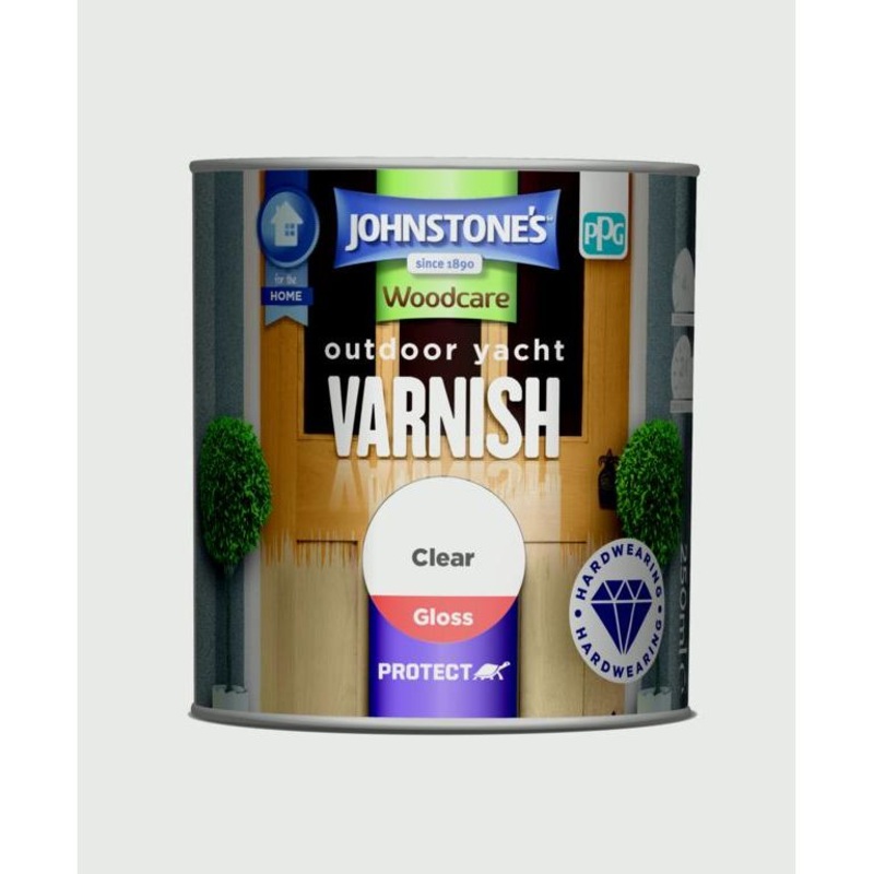 Johnstone’s Outdoor Yacht Varnish Gloss 250ml