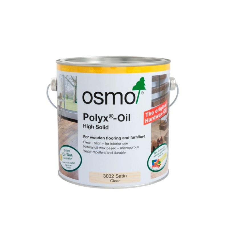 Osmo Polyx-Oil Rapid|0.75L Clear Satin|2.5L Clear Satin