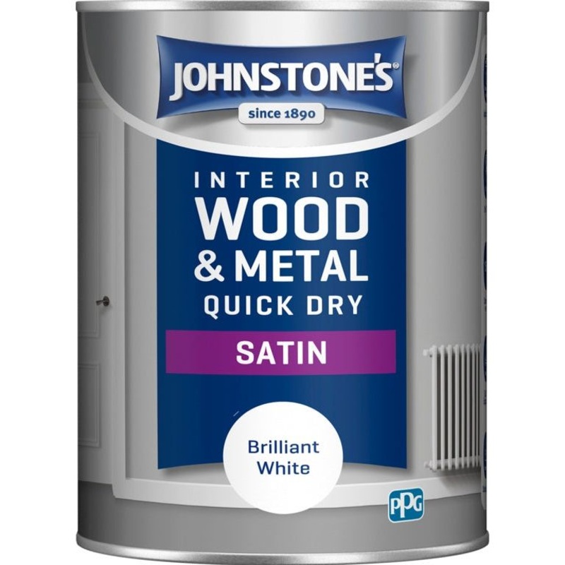 Johnstone’s Quick Dry Satin – Brilliant White