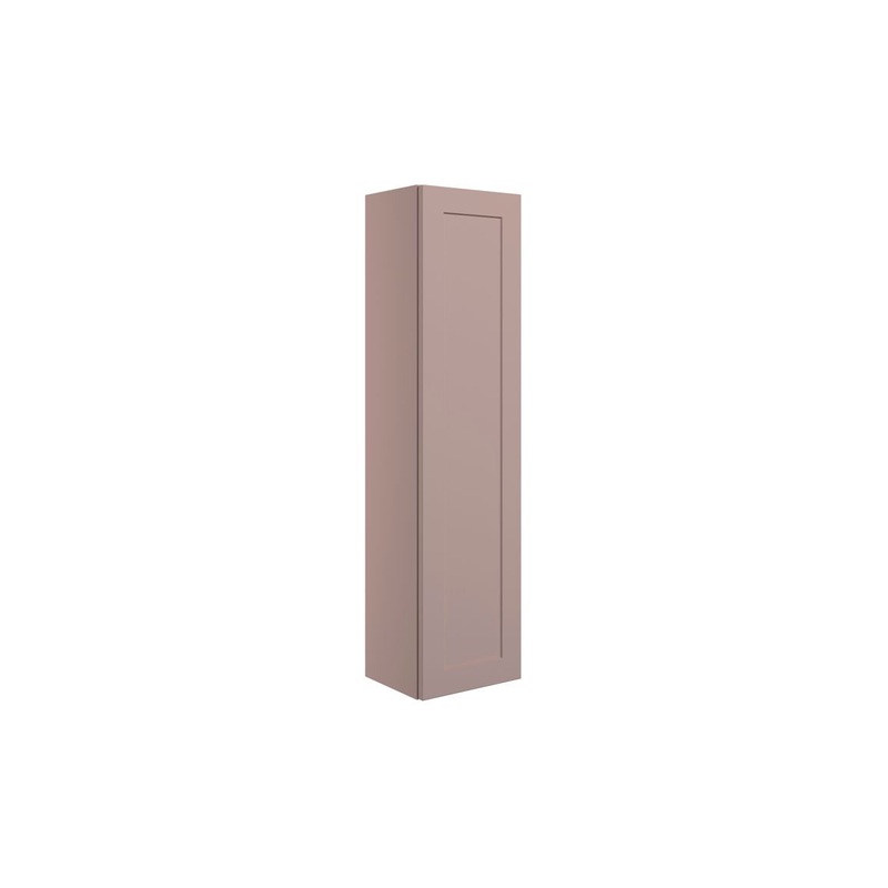 Harrogate 300mm Wall Hung 1 Door Tall Unit – Matt Peony
