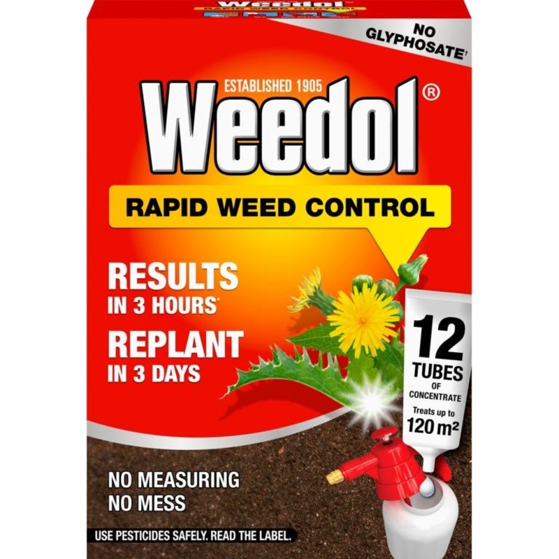 Weedol Rapid Weed Control Concentrate – 12 Tubes