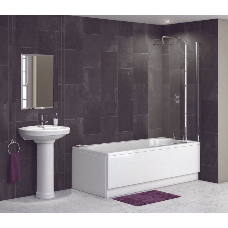 SP Richmond Double Bath Screen 1000mm