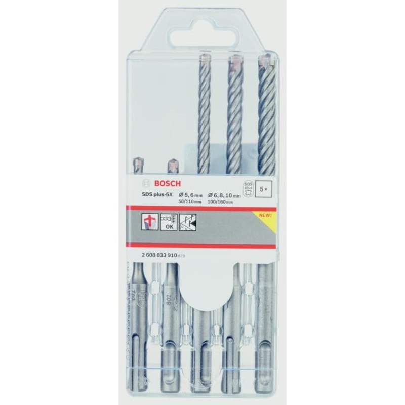 Bosch SDS Plus Set|5 Piece|5 Piece