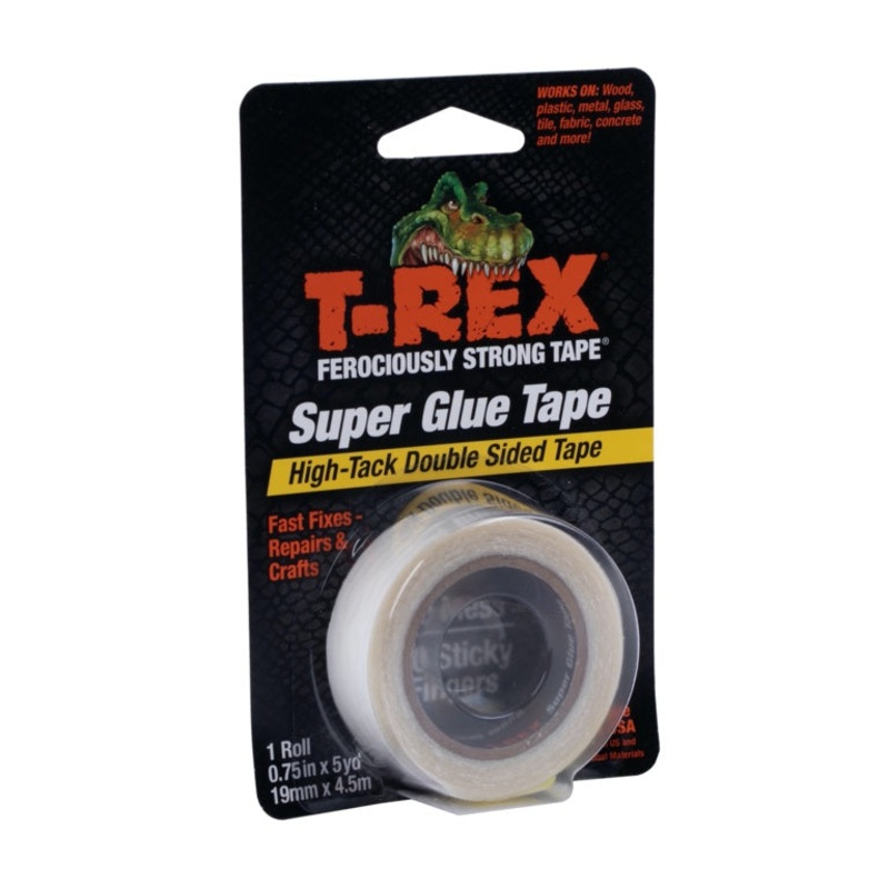 T-Rex Super Glue Clear Tape – 4.5m x 19mm
