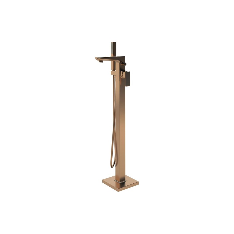 Fegge Floor Standing Bath/Shower Mixer – Brushed Bronze