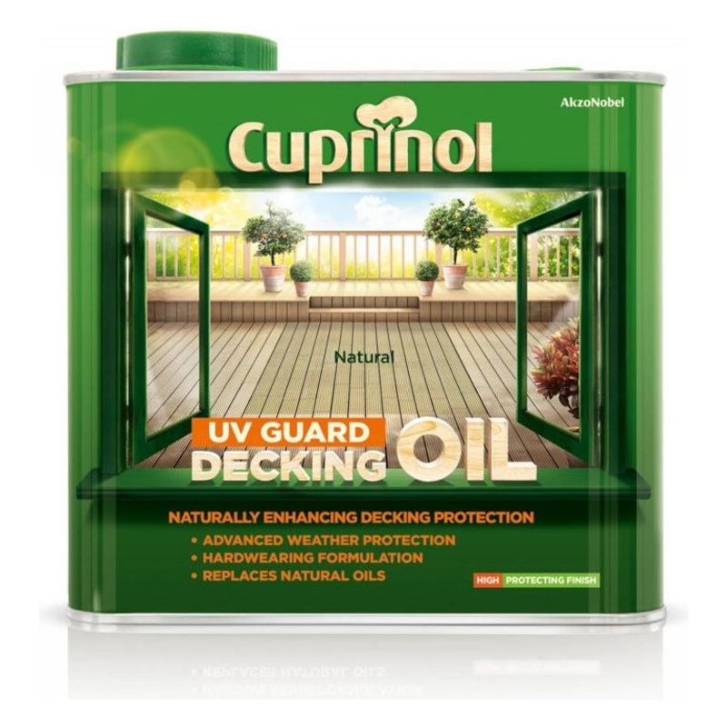 Cuprinol UV Guard Decking Oil|2.5L Natural