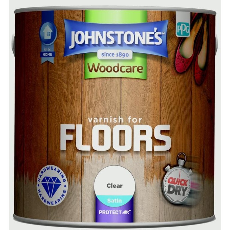 Johnstone’s Varnish For Floors Satin 2.5L