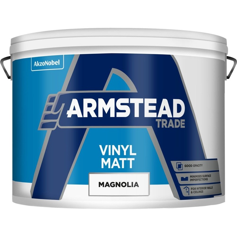 Armstead Trade Vinyl Matt 10L|Magnolia|White