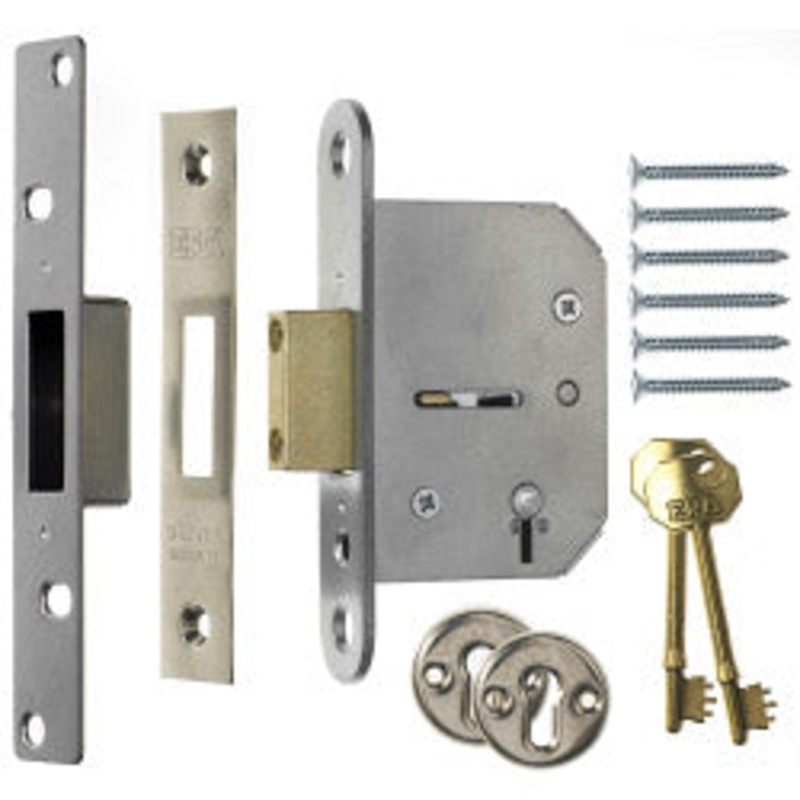 Era Viscount Mortice Deadlock|Brass Effect 63mm|Chrome 63mm|Chrome 76mm|Satin 63mm