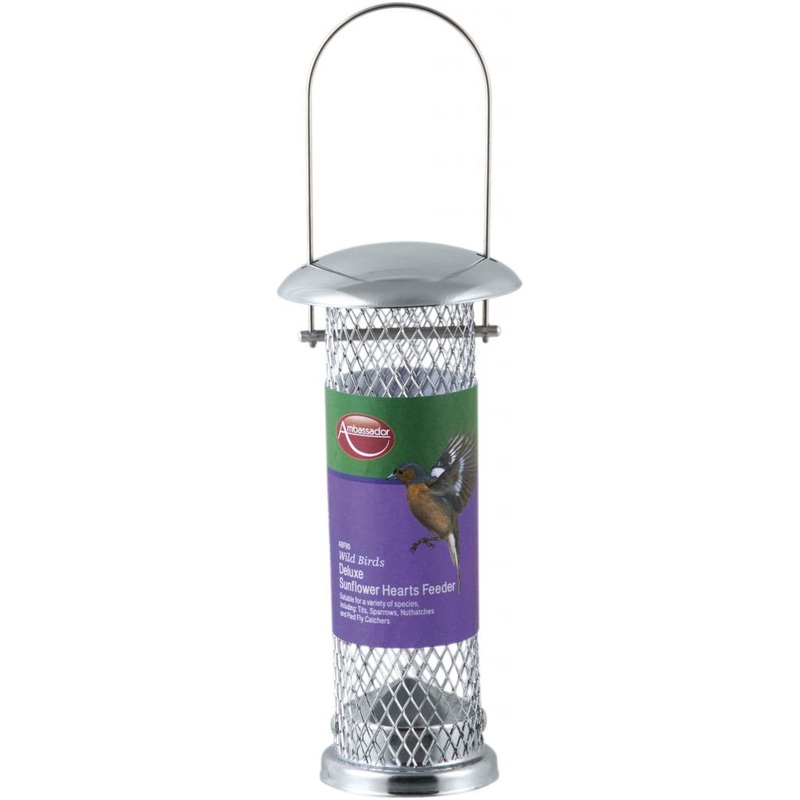 Ambassador Wild Birds Deluxe Sunflower Hearts Feeder