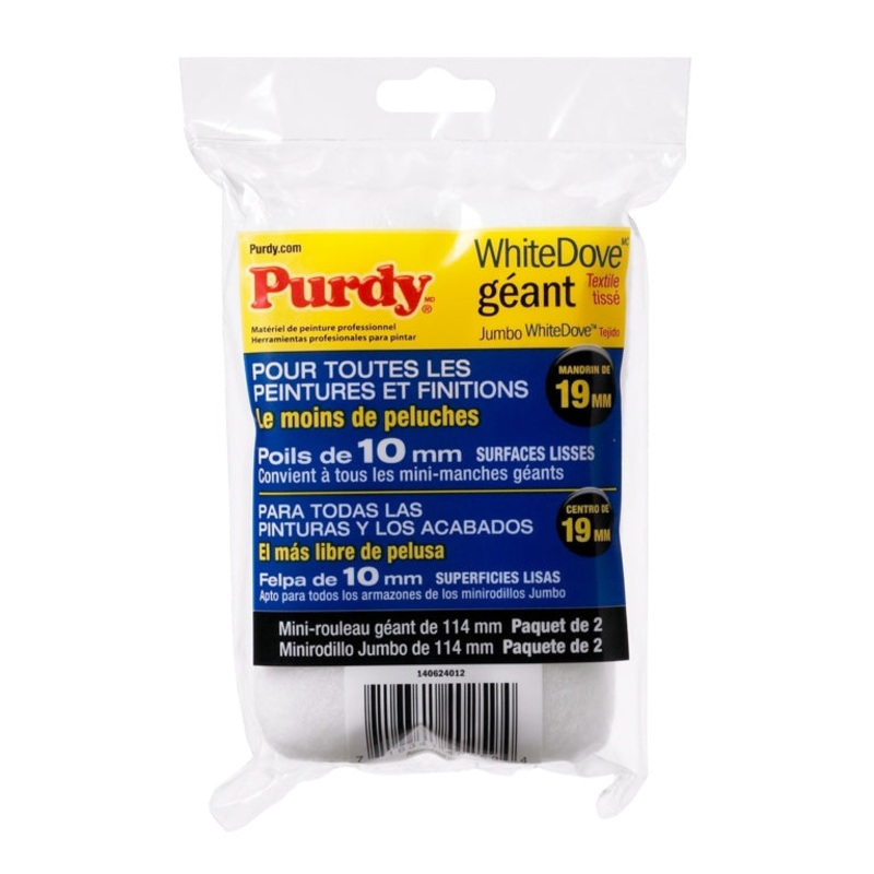 Purdy White Dove Jumbo Sleeve|4.5 x 3/8 / Pack 2|6.5 x 3/8 / Pack 2|6.5 x 3/8 / Pack 6