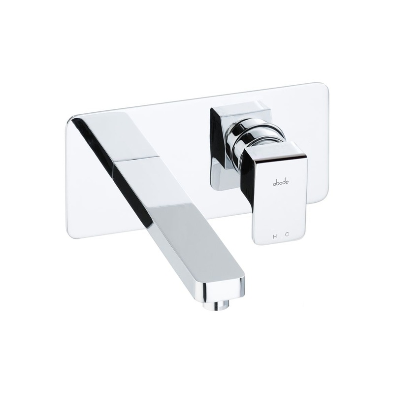 Abode Fervour Wall Mounted Basin Mixer – Chrome