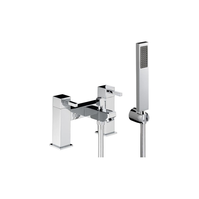 Abode Zeal Deck Mounted Bath Shower Mixer with Shower Handset – Chrome