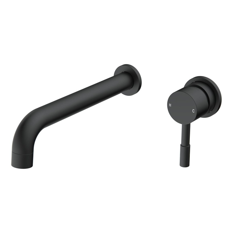 Berkley 220mm Wall Mounted Basin Mixer – Matt Black