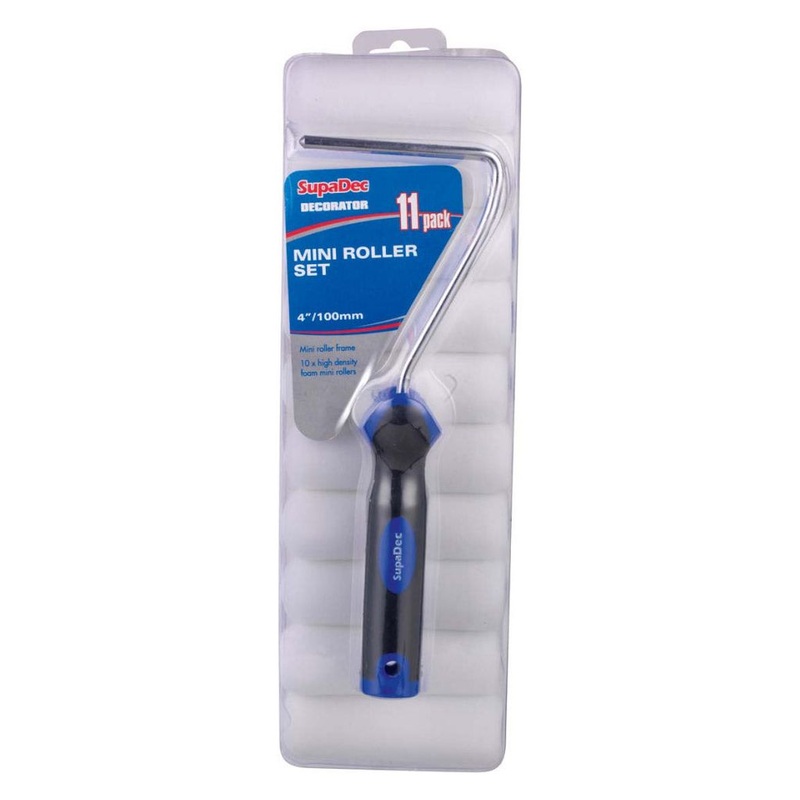 SupaDec Mini Roller Set|4/100mm Pack 11|4/100mm|4/100mm 11 Pack