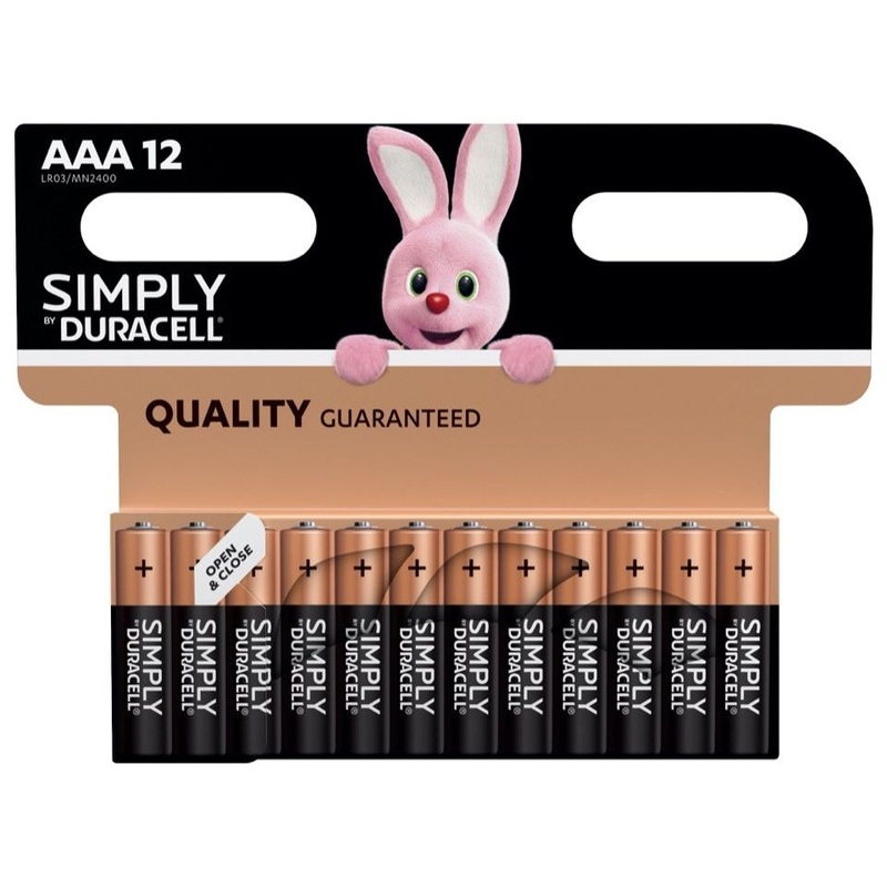 Duracell Simply Batteries|AAA|AA