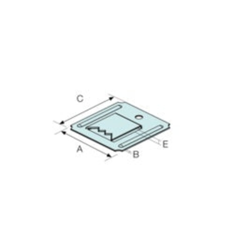 Simpson Strong Tie Cladding Clip 2mm Pack 100