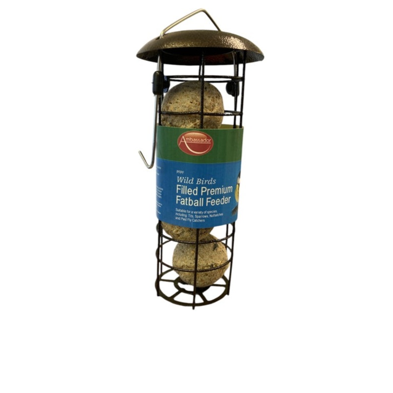 Ambassador Pre Filled Premium Metal Fat Ball Feeder