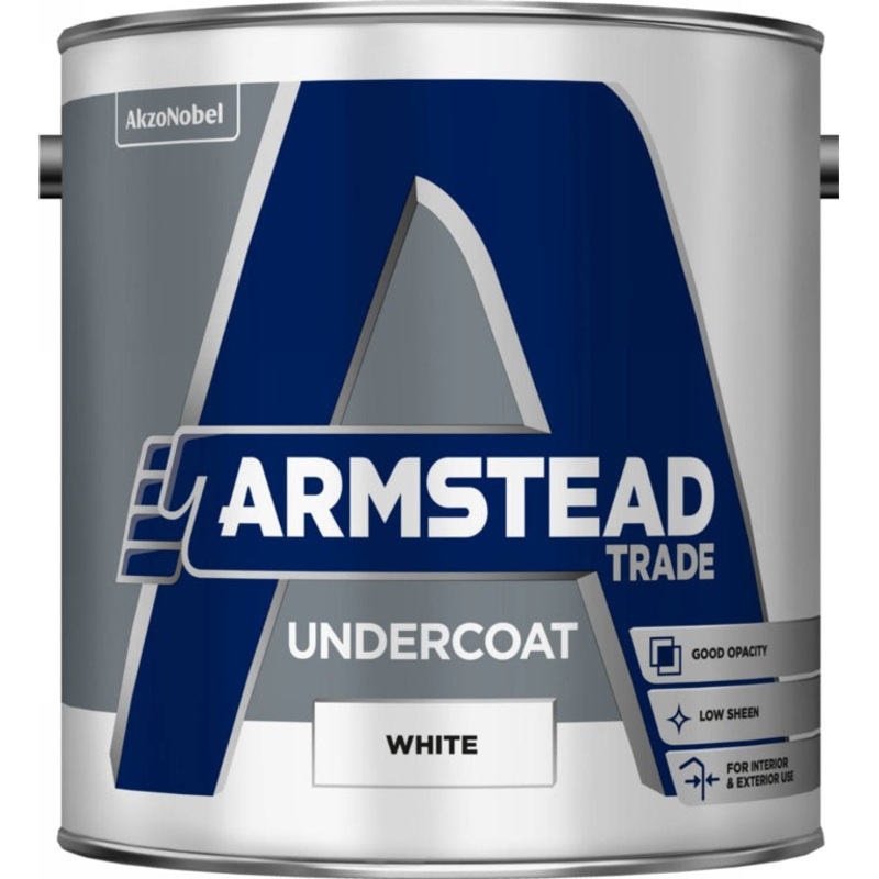 Armstead Trade Undercoat 2.5L|White|Dark Grey