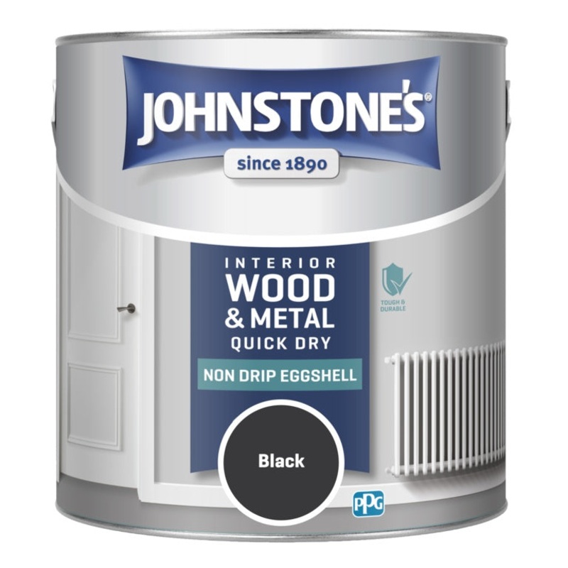 Johnstone’s Eggshell 2.5L Black