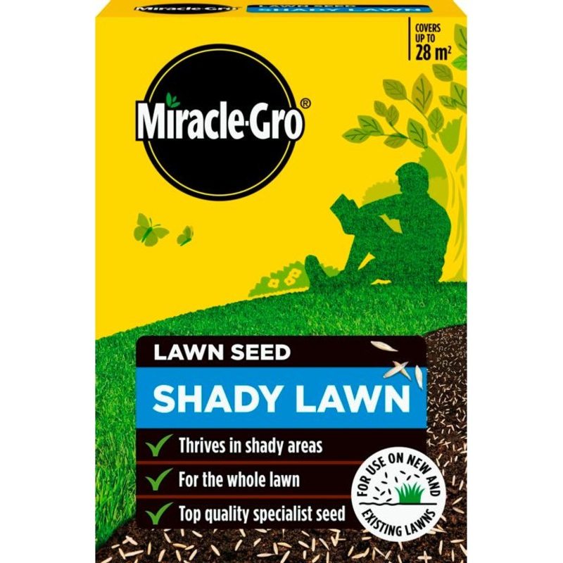 Miracle-Gro Shady Lawn Seed|28m2 – 840gm|14m2 – 420gm