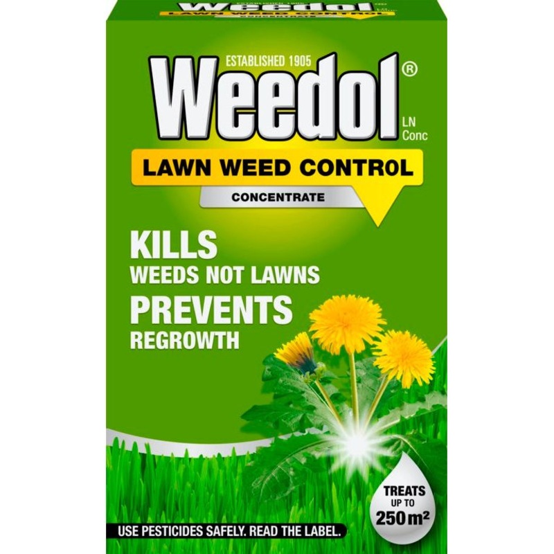 Weedol Lawn Weed Control|500ml Concentrate|3L RTU|1L Concentrate