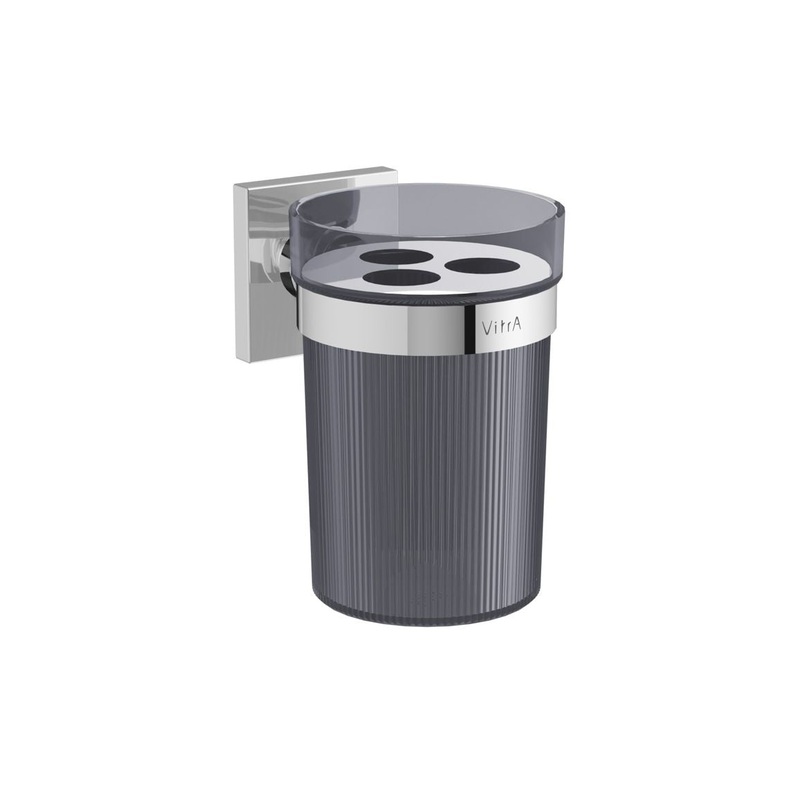 VitrA Root Toothbrush Holder|Chrome|Matt Black