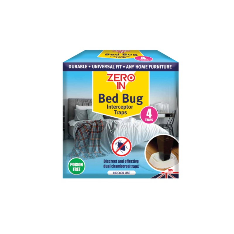 Zero In Bed Bug Interceptor Traps Pack of 4