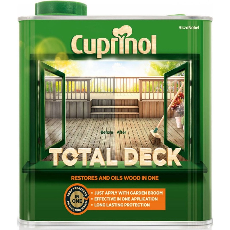 Cuprinol Total Deck Restorer & Oil 2.5L