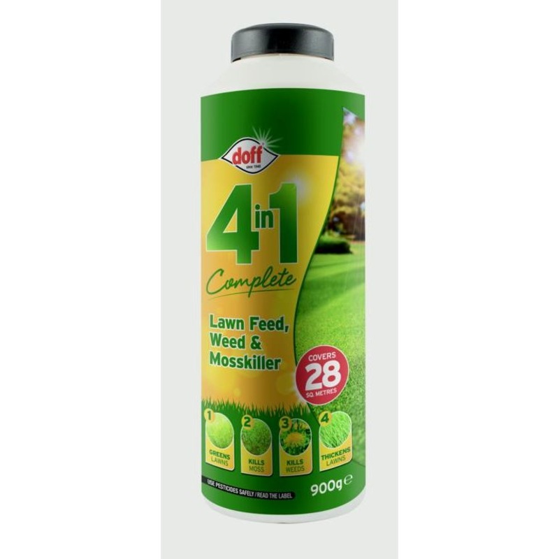 Doff 4 In 1 Complete Lawn Feed, Weed & Mosskiller