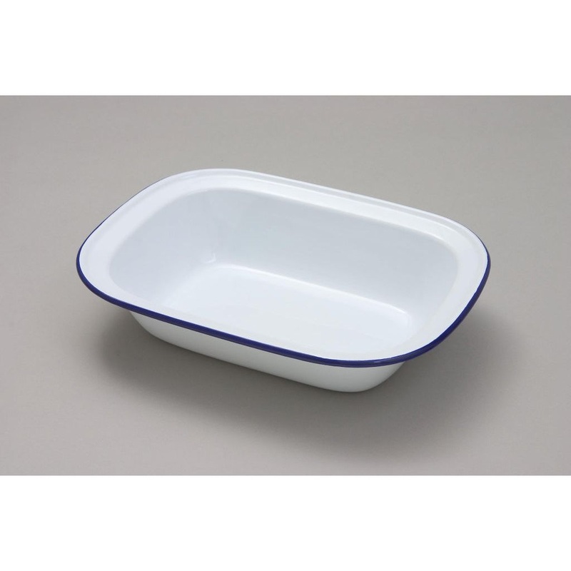 Falcon Pie Dish Oblong 30cm Traditional White