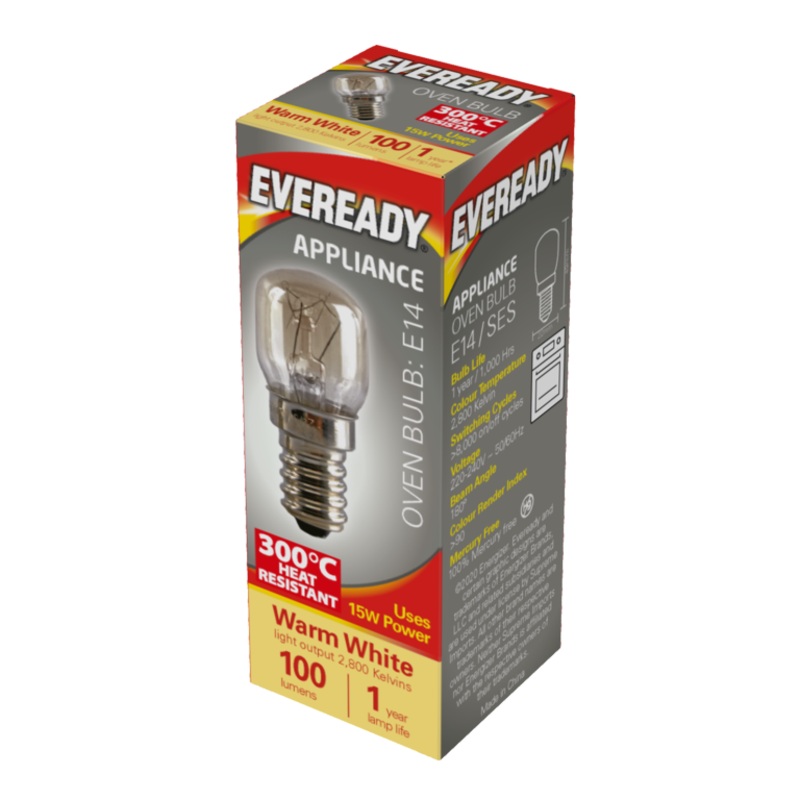 Eveready Oven Lamp Pack 10|15w SES|40w SES