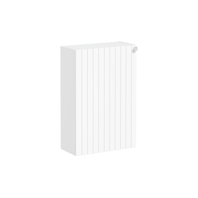 VitrA Root Groove 55cm 1 Door Slim Lower/Base Unit (LH Hinge) – Matt White