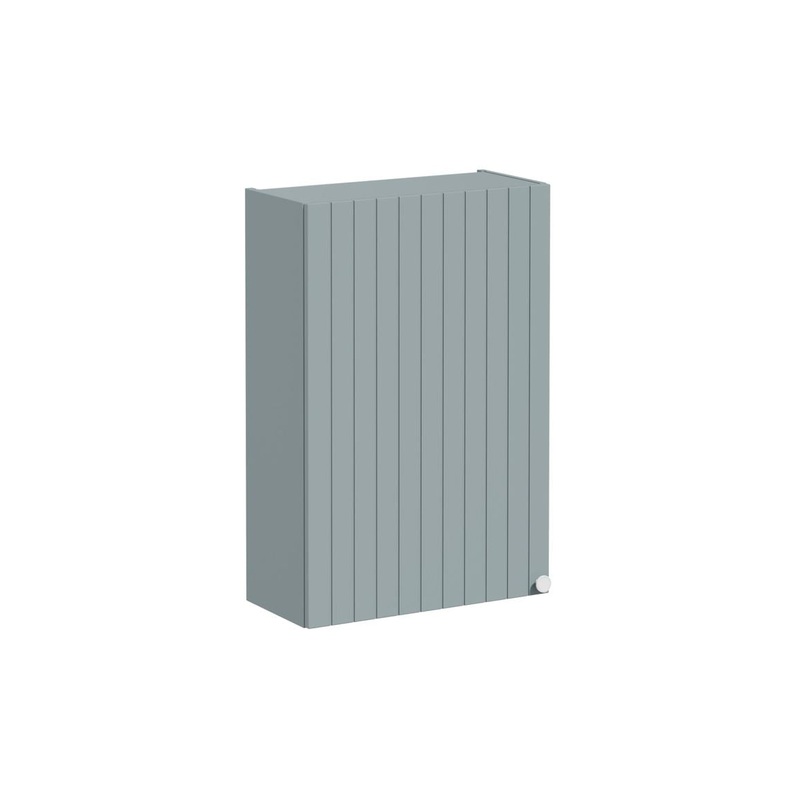 VitrA Root Groove 60cm 1 Door Upper/Wall Unit (LH Hinge) – Matt Fjord Green