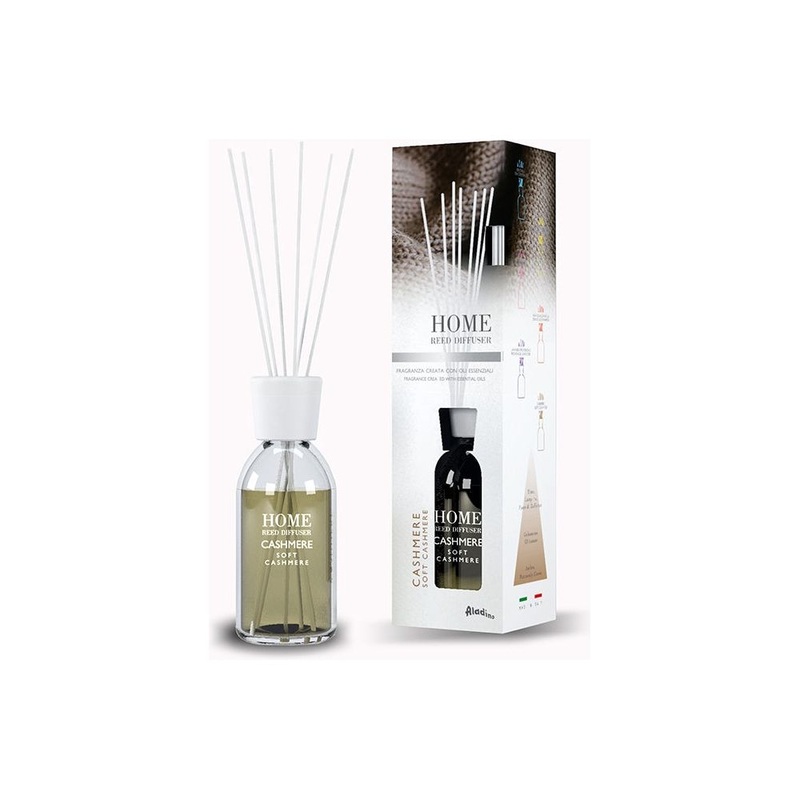Aladino Reed Diffusers|Cashmere|English Rose|Lavender|Orange & Cinnamon|Sea Crystals