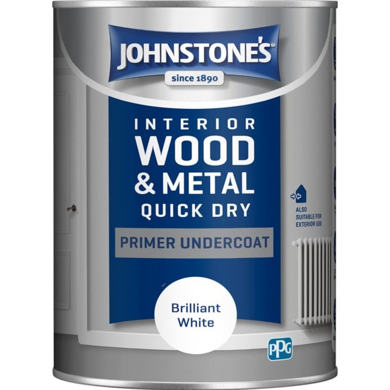 Johnstone’s Quick Dry Primer Undercoat – Brilliant White