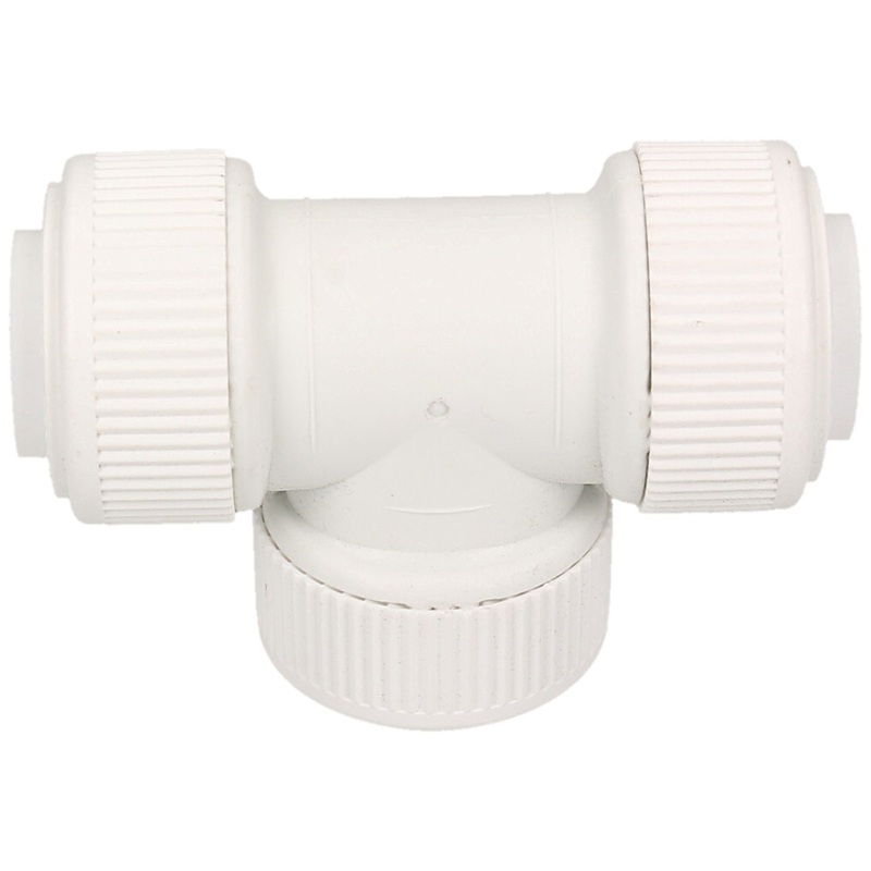 Whitespeed Push-Fit Equal Tee 22mm 5pk