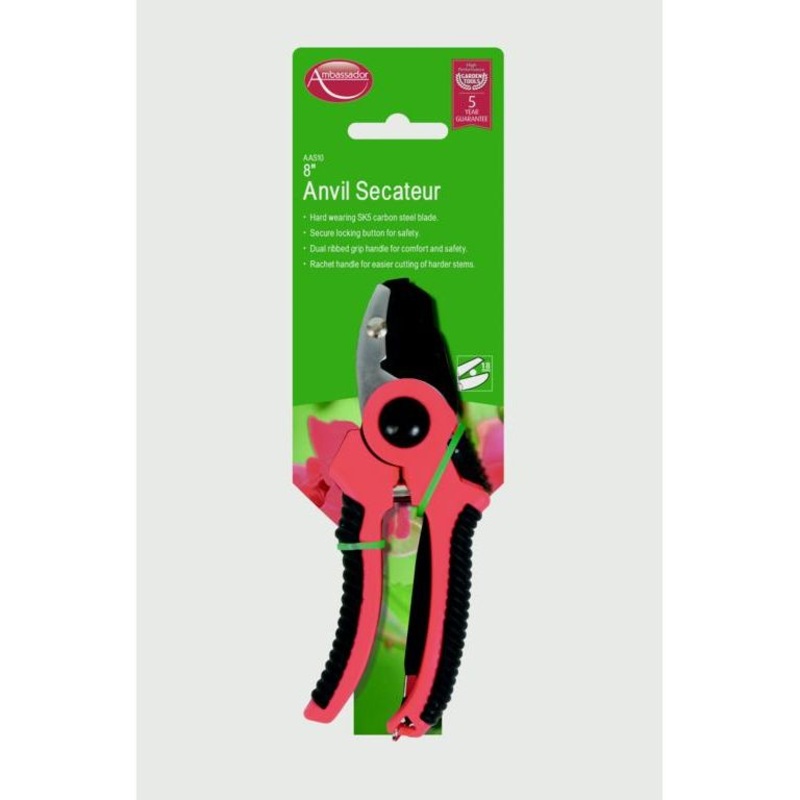 Ambassador Anvil Secateur|8|18mm Cutting