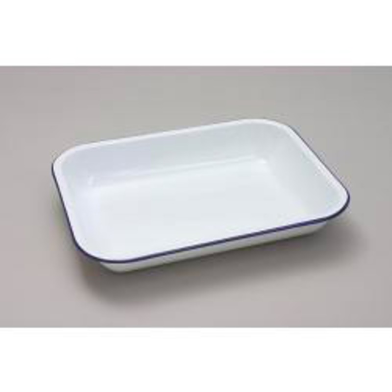 Falcon Enamel Bakepan – Traditional White