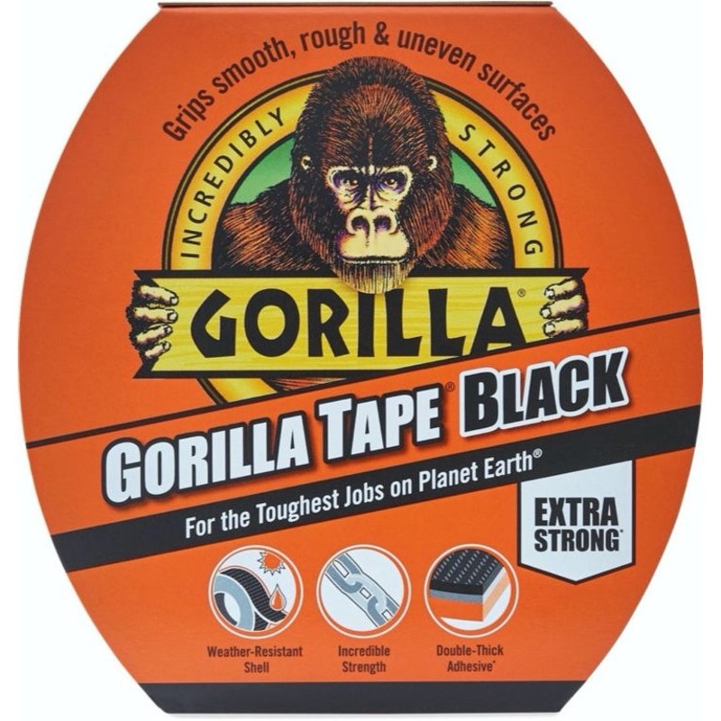 Gorilla Tape Black|11m Roll|32m Roll