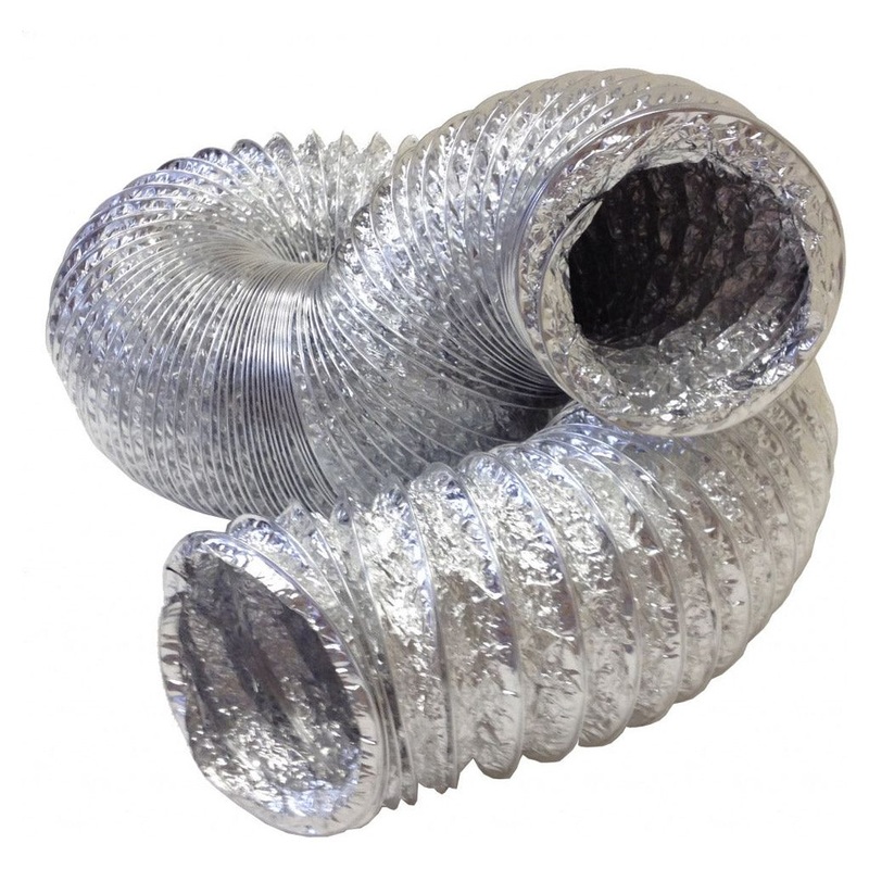 Manrose Aluminium Hose + Clip 4