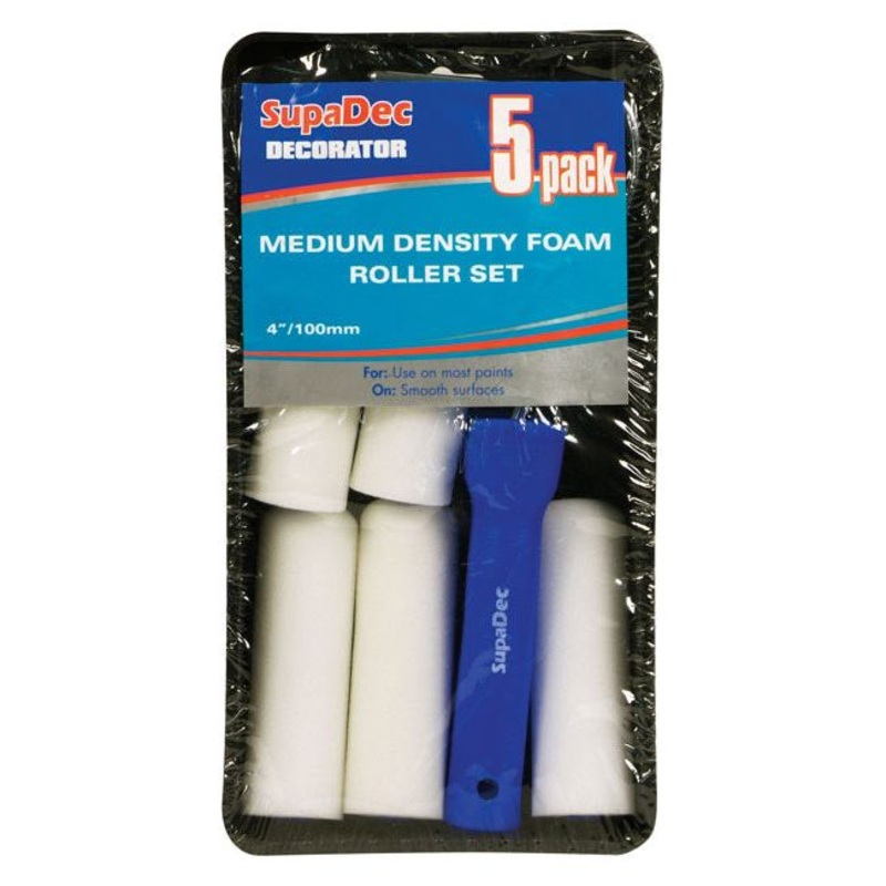 SupaDec Foam Mini Roller & Tray Set