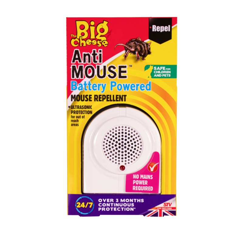 The Big Cheese Anti Mouse Battery Powered Mouse Repellent