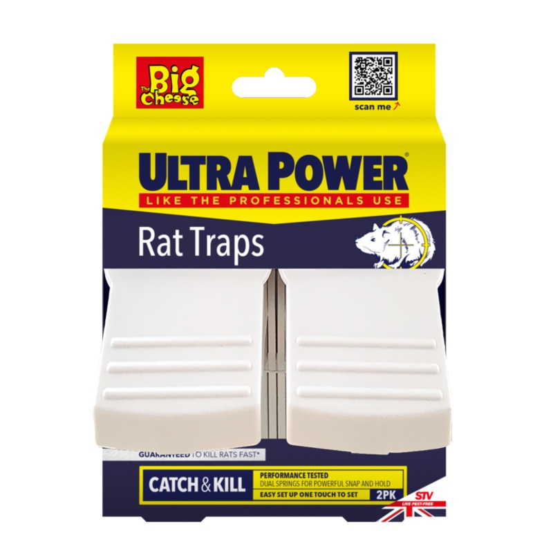 The Big Cheese Ultra Power Rat Traps – Twin Pack