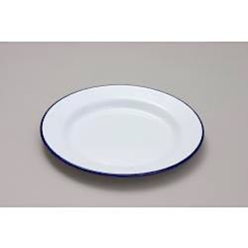 Falcon Enamel Dinner Plate – Traditional White
