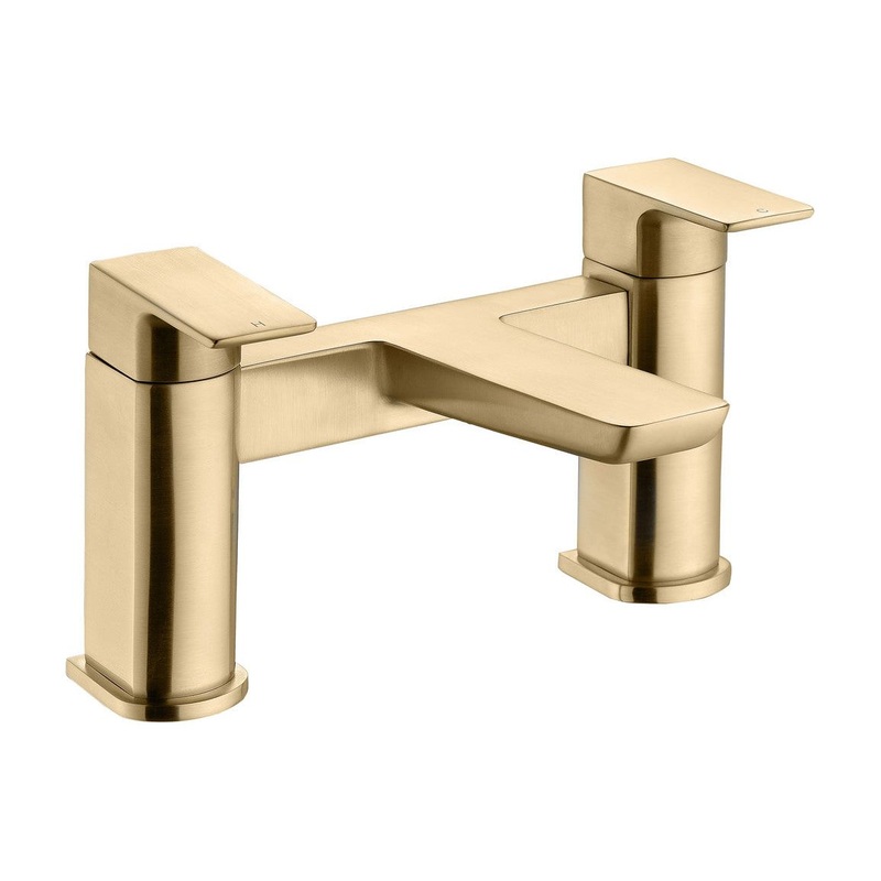 Fegge Bath Filler – Brushed Brass