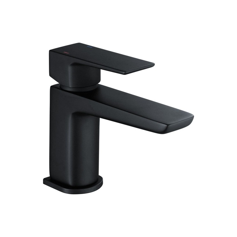 Fegge Cloakroom Basin Mixer & Waste – Matt Black