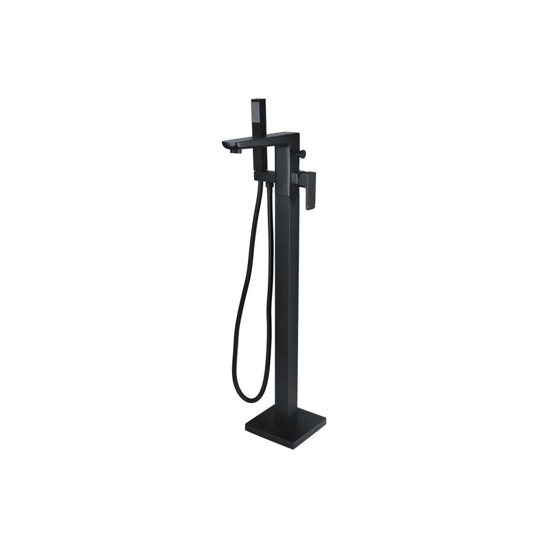 Fegge Floor Standing Bath/Shower Mixer – Matt Black