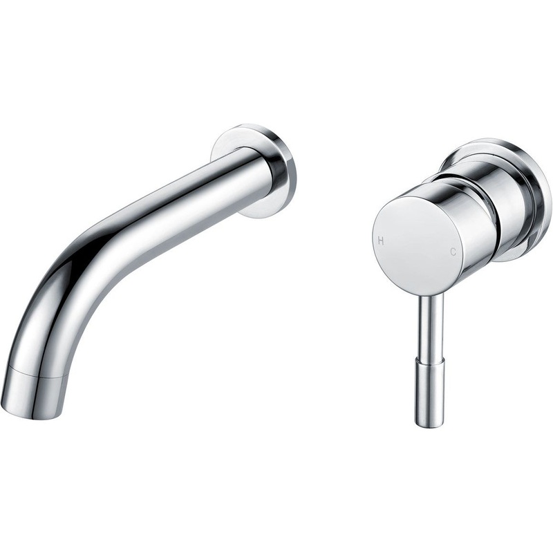 Massey Wall Mounted Basin Mixer – Chrome