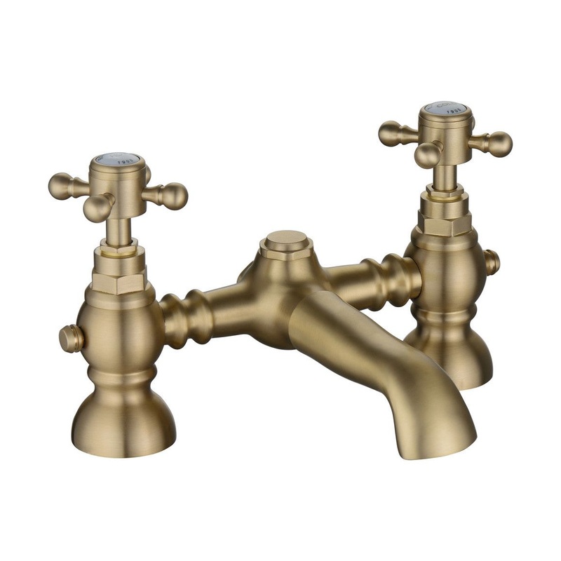 Namdi Bath Filler – Brushed Brass